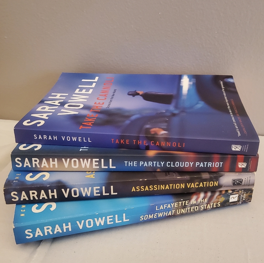 Signed by Author Sarah Vowell Book Set Novels
